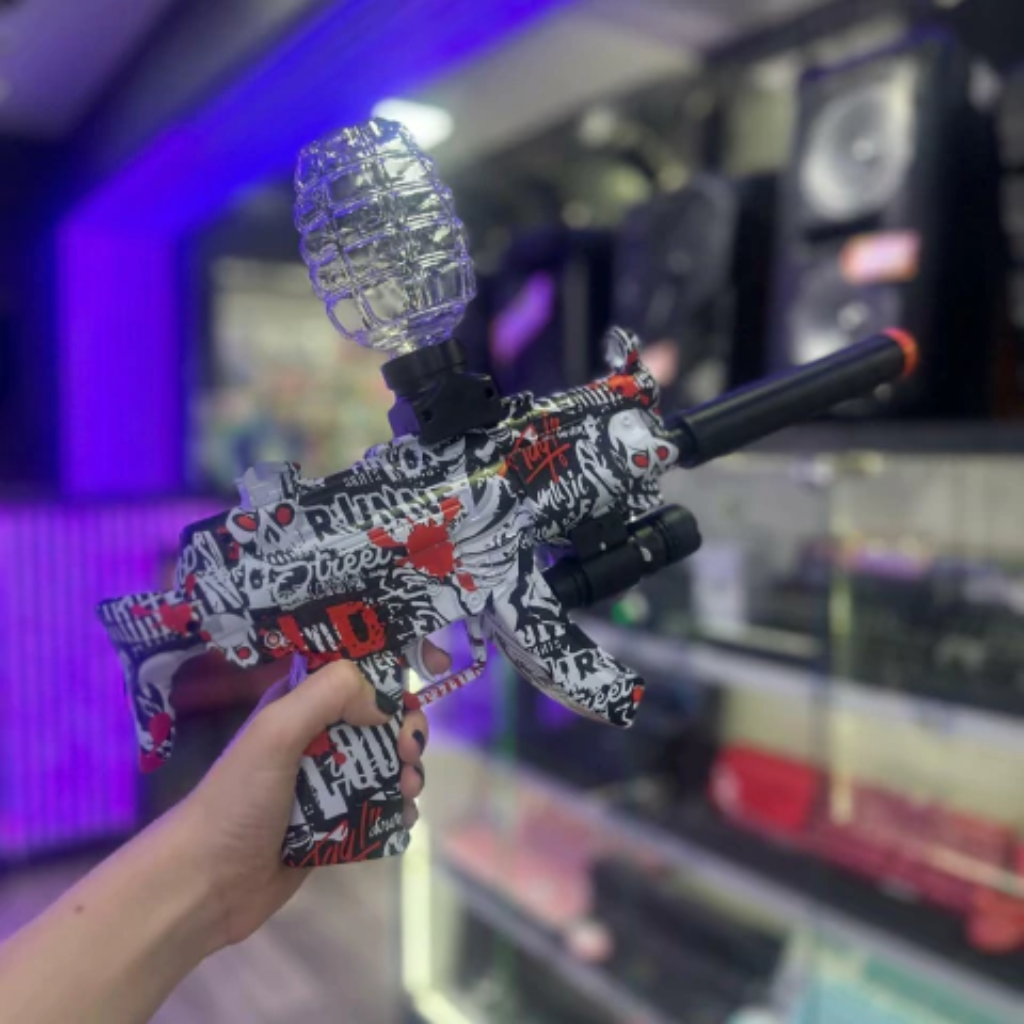 Ametralladora Pistola Automática Hidrogel Mp5 De Juguete