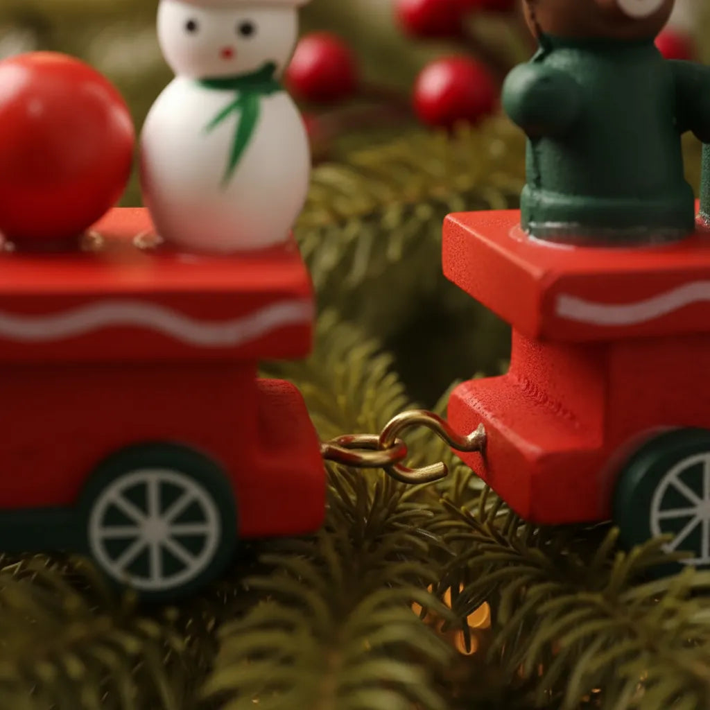 Tren Navideño De Madera