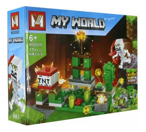 Bloques de Minecraft My World Para Armar | 94 Piezas Minecraft