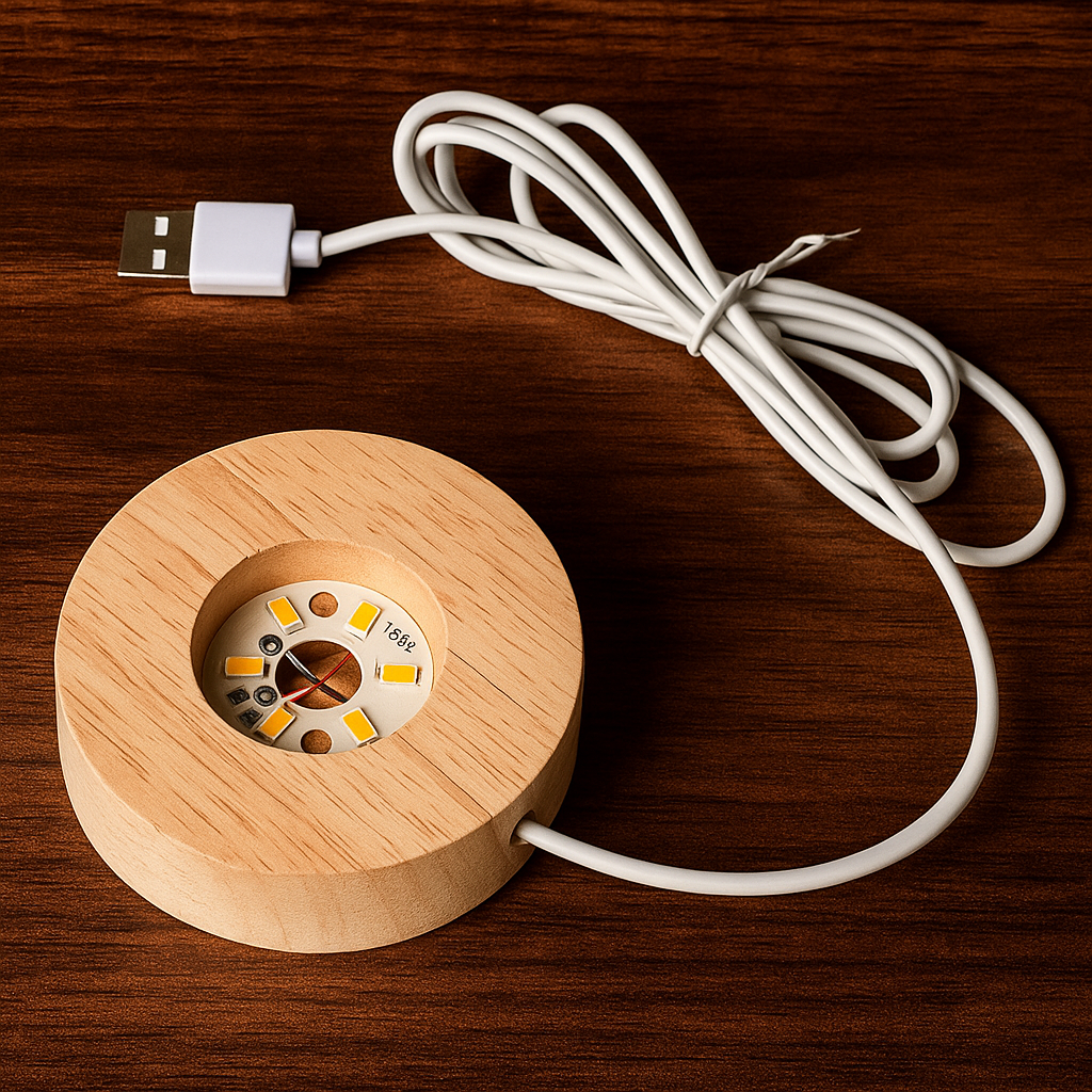 3x1 Lámpara Esfera de Cristal | Led Navideña