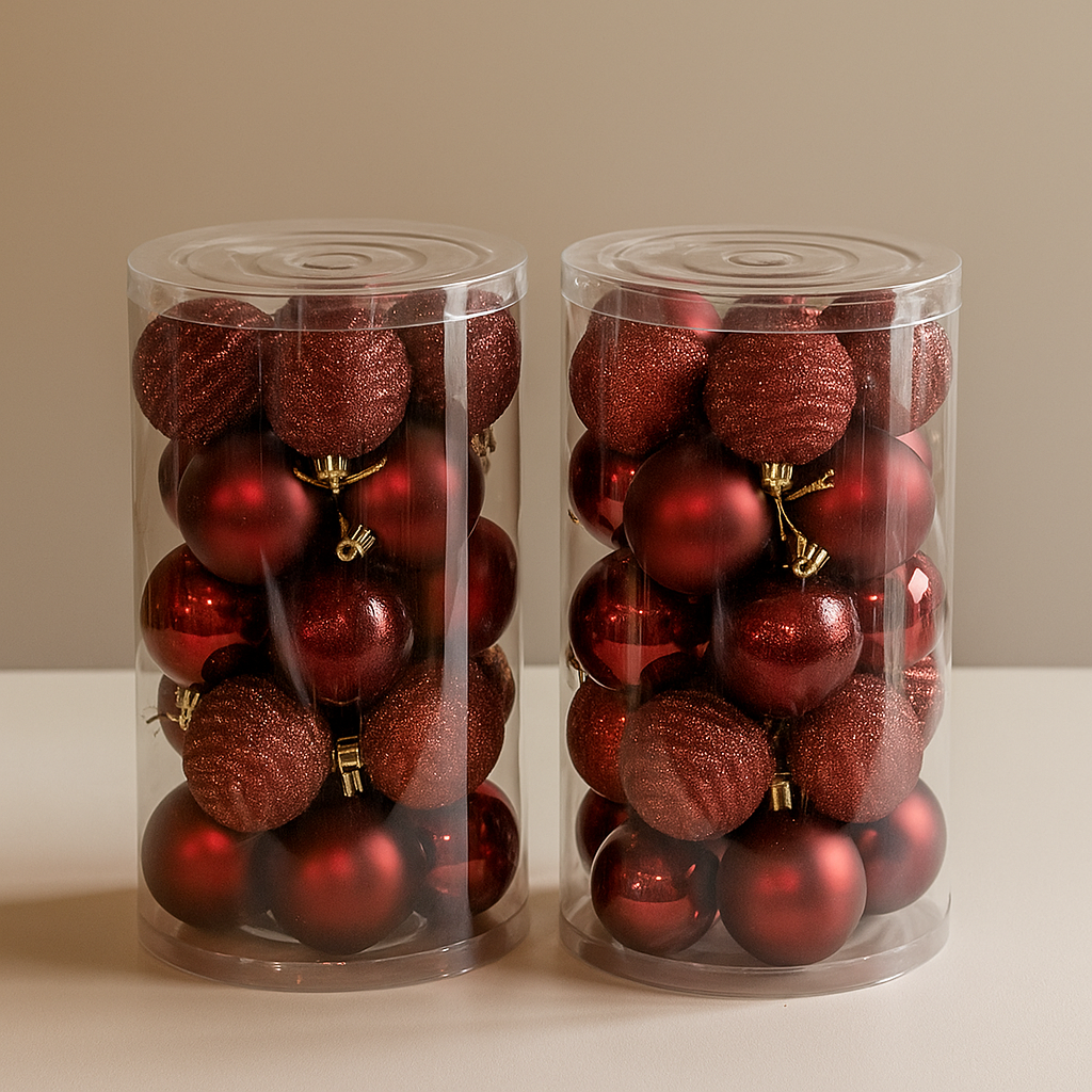 48 Pelotas Navideñas Adornos Esfera Navidad Para Arbol