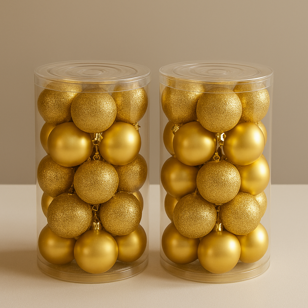 48 Pelotas Navideñas Adornos Esfera Navidad Para Arbol