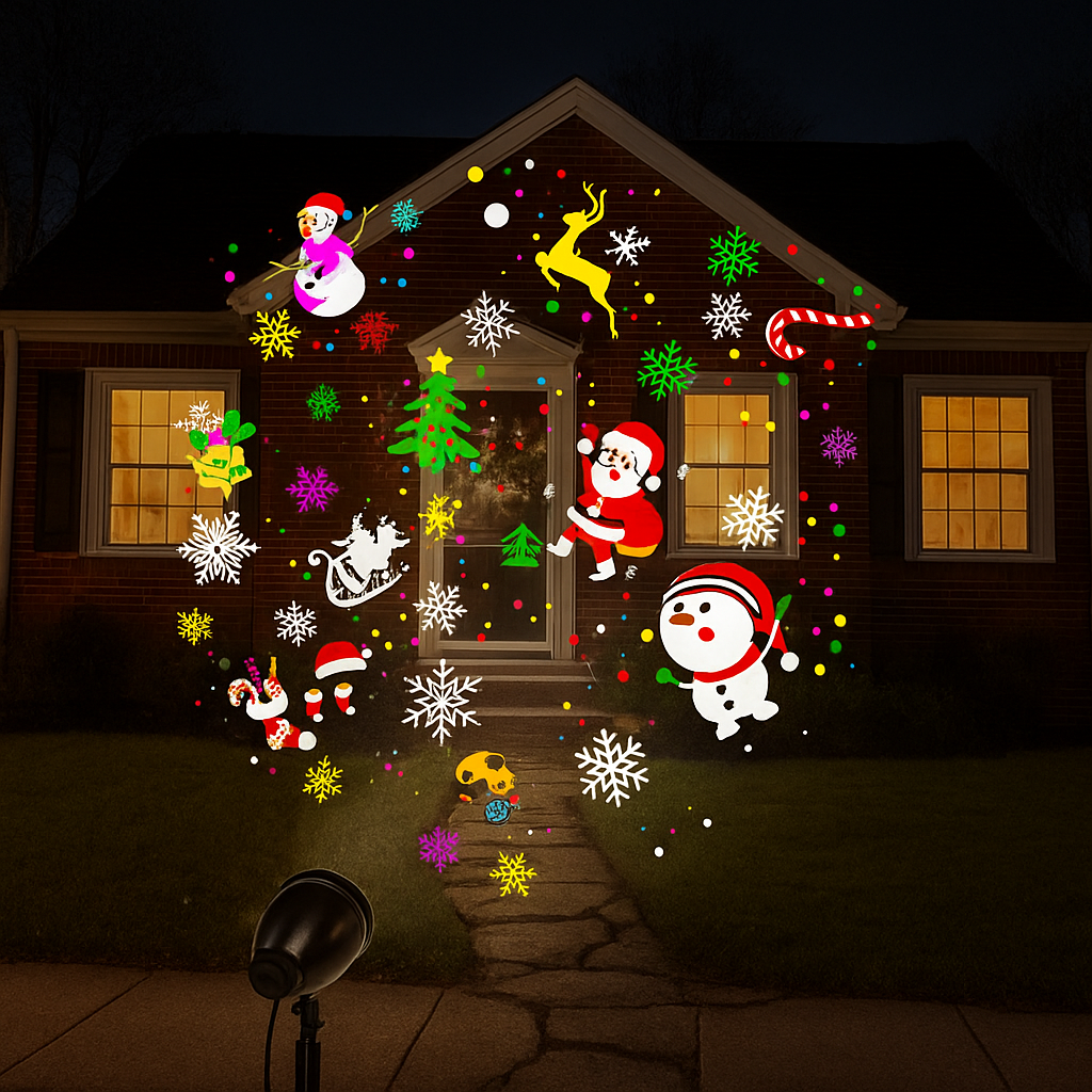 Proyector Luz Navideña | Figuras Navideñas