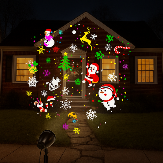 Proyector Luz Navideña | Figuras Navideñas