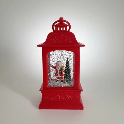 Farol Con Luz Adorno Navideño Papa Noel 7x15