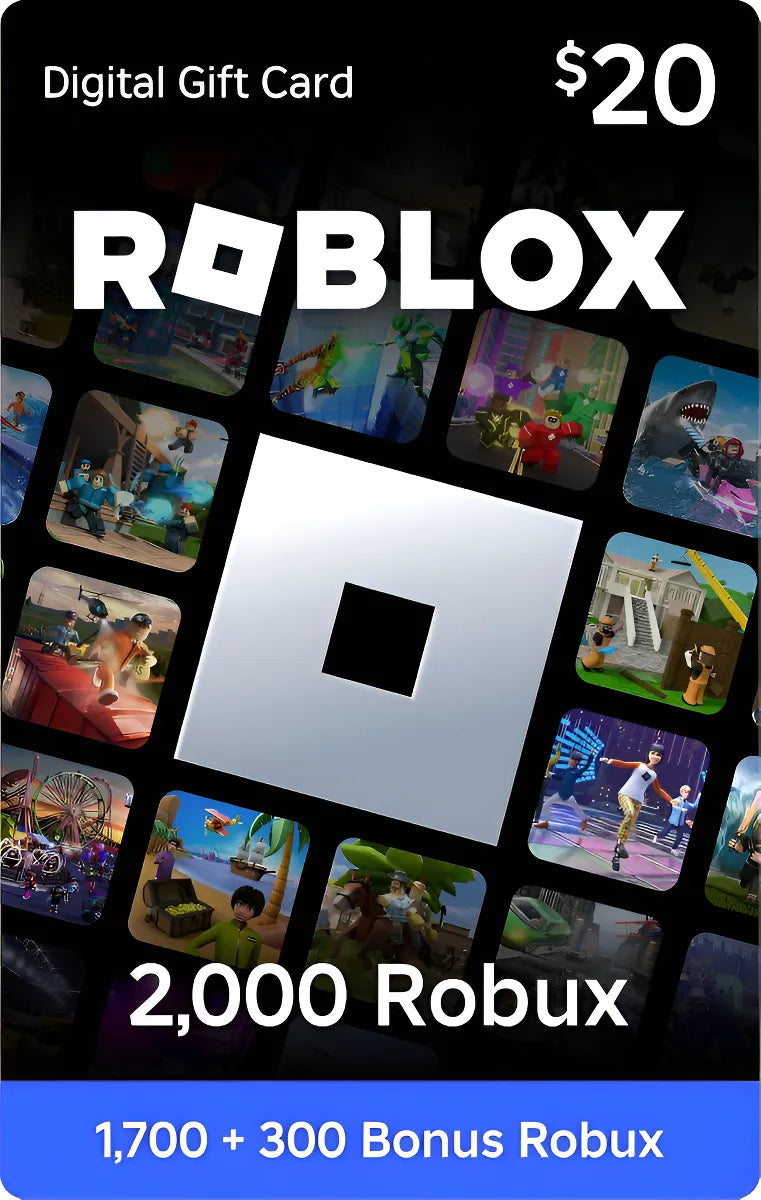 2000 Robux | Gif Card de Roblox