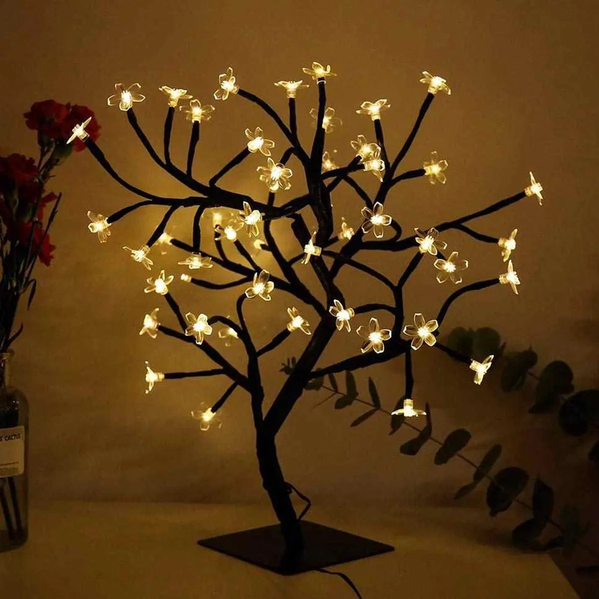 Árbol De Navidad Luminoso Bonsai