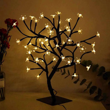 Árbol De Navidad Luminoso Bonsai