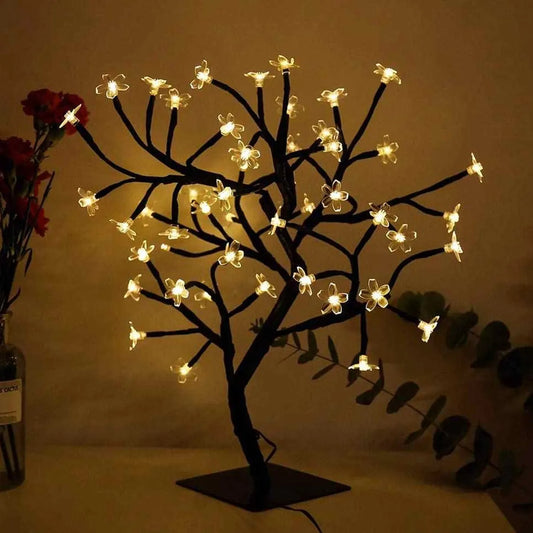 Árbol De Navidad Luminoso Bonsai