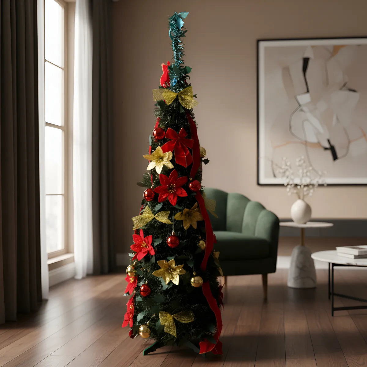 Arbol Plegable 1,20m | Color Verde