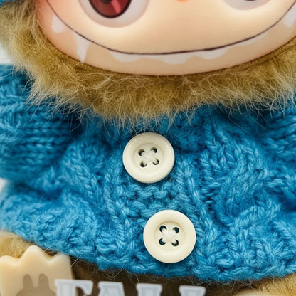 Muñeco Labubu Con Ropa Fall In Wild Coleccion Premium - Al Azar