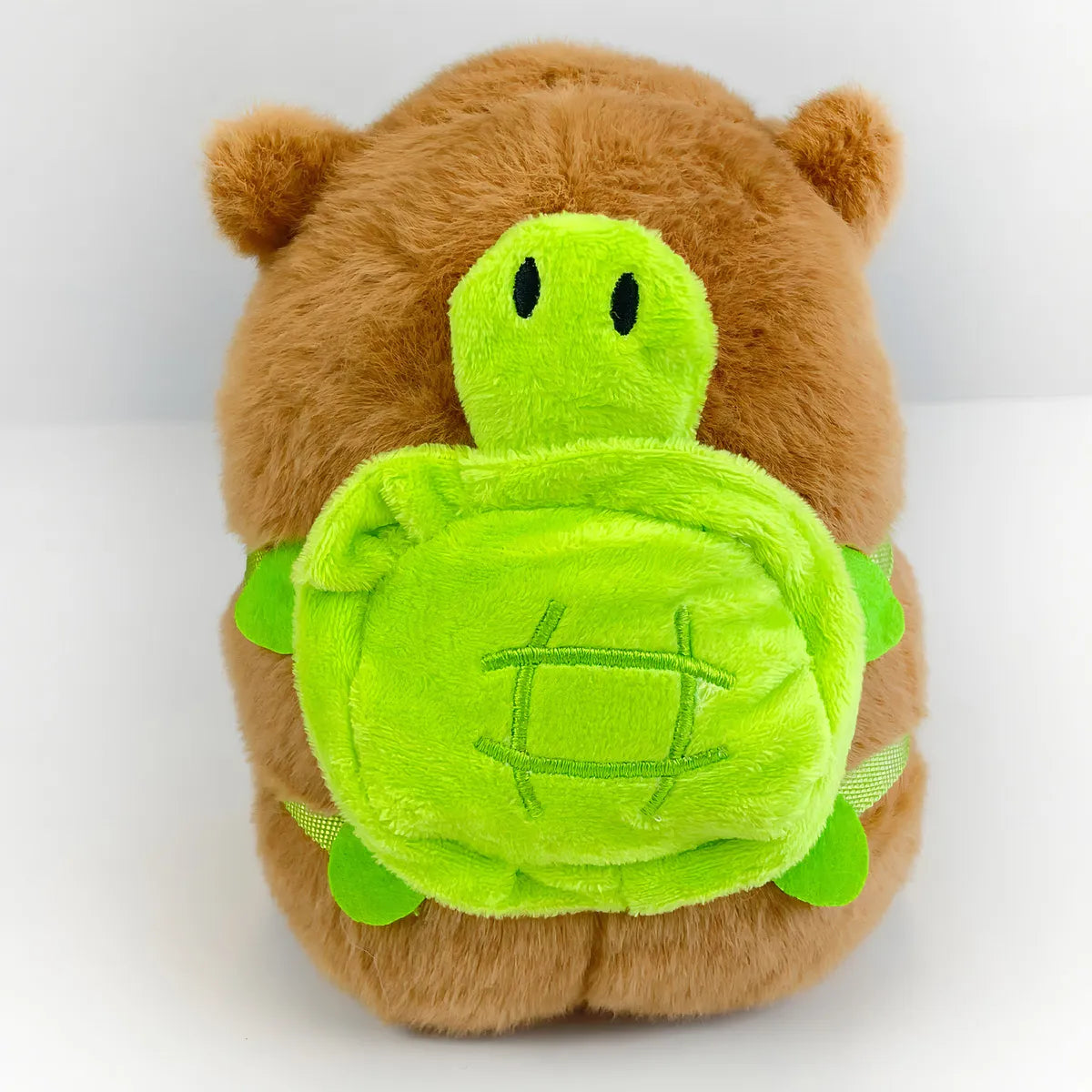 Peluche Capybara Juguete Capibara Carpincho Super Suave 25cm Marrón Mochila