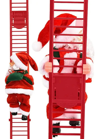Papá Noel Movimiento en Escalera