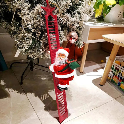 Papá Noel Movimiento en Escalera