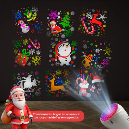 Proyector Luz Navideña | Figuras Navideñas
